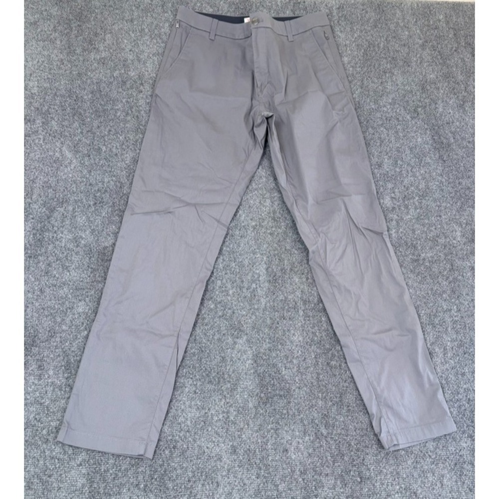 Birddogs Mens Pants Blue Gray Stretch Chino Performance Boomstick Size 32X32